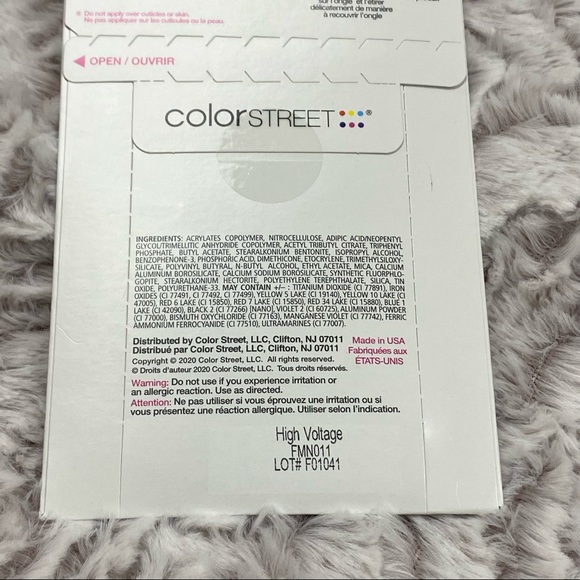 Color Street Nail Strips - HIGH VOLTAGE - sealed - NEW - Picture 4 of 5